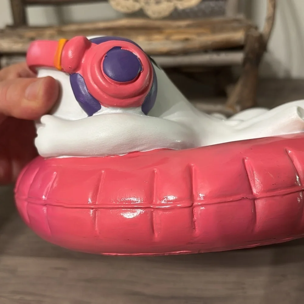 HERE LIES SUMMER GHOST WITH HEADPHONES ON FLOATY SUMMERWEEN DECOR